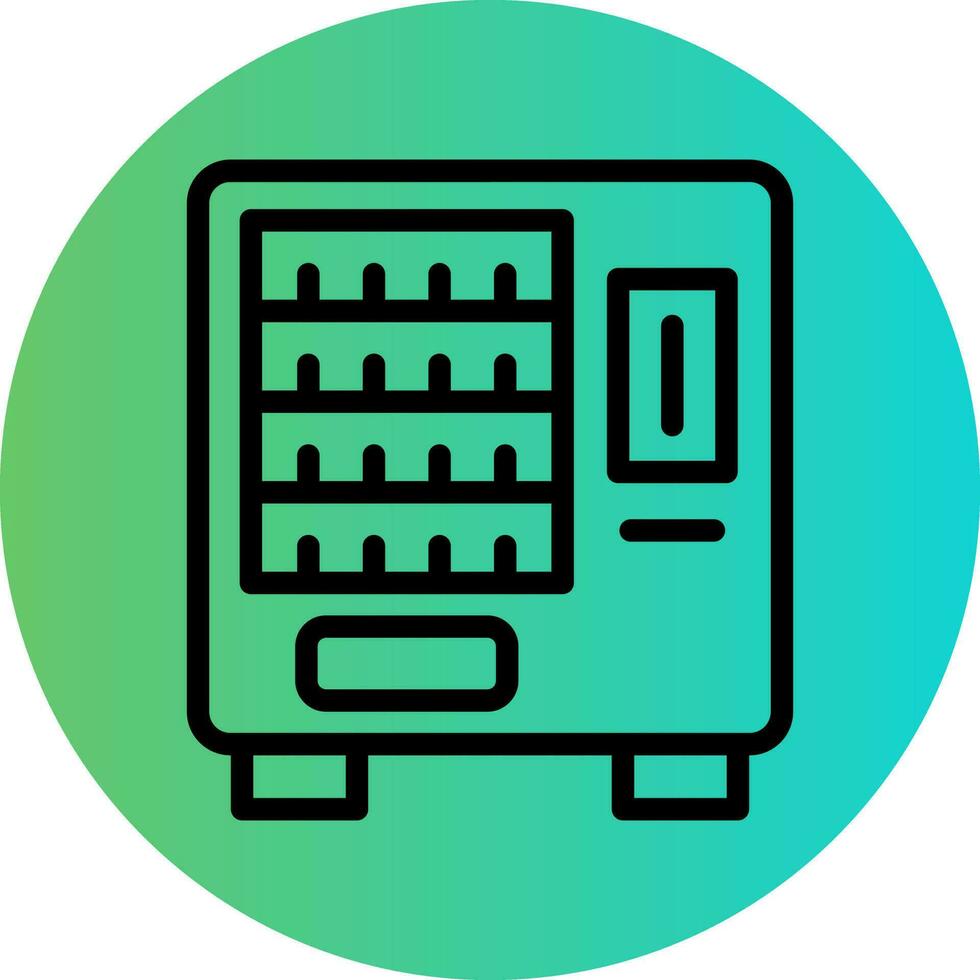 Vending Machine Vector Icon Design