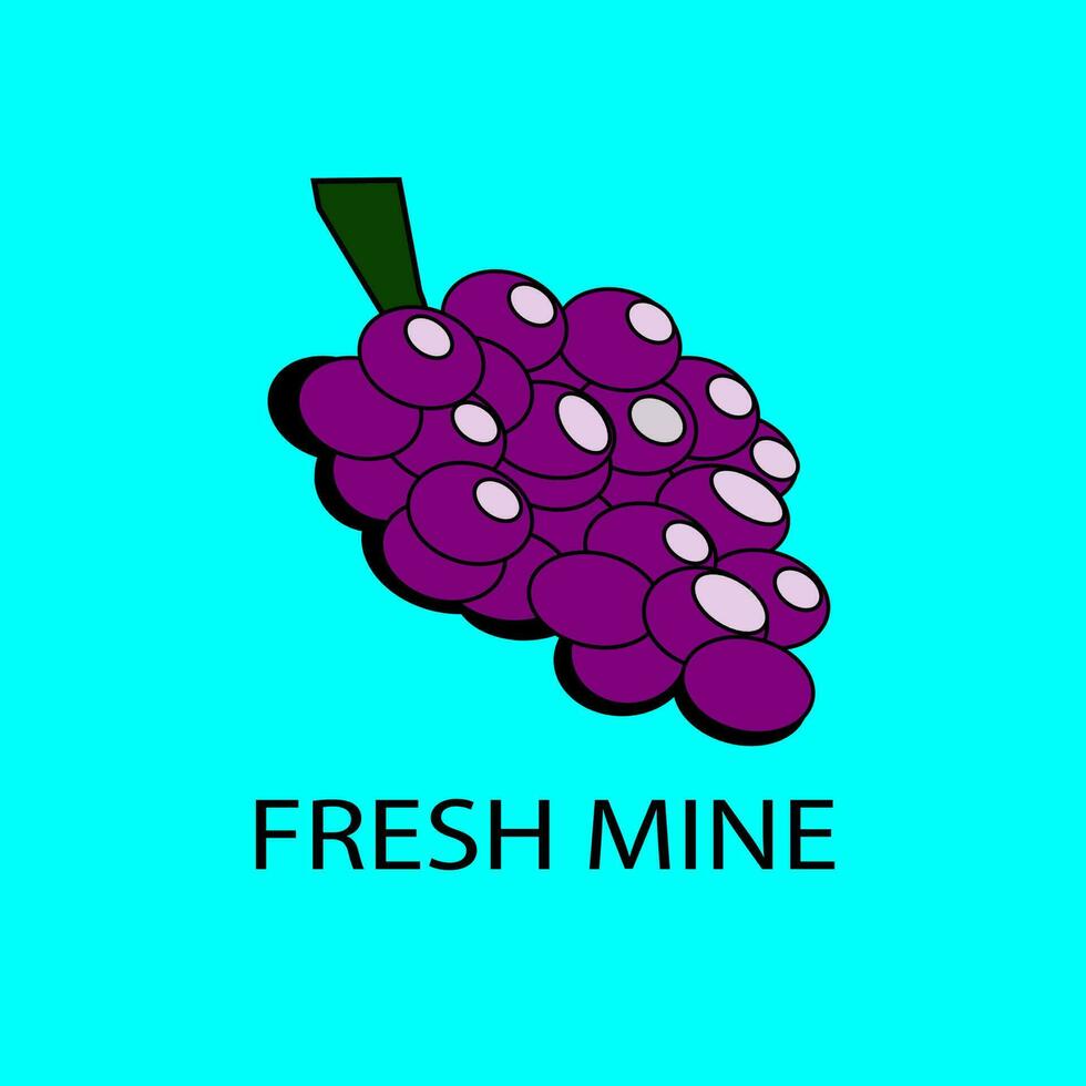 illustration of fresh fruit like in the market vector