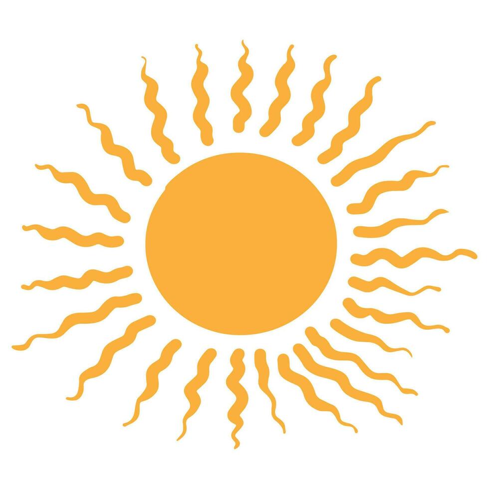 Sun  ,good for graphic design resources, posters, prints, stickers, pamflets, banners, decoration, and more vector