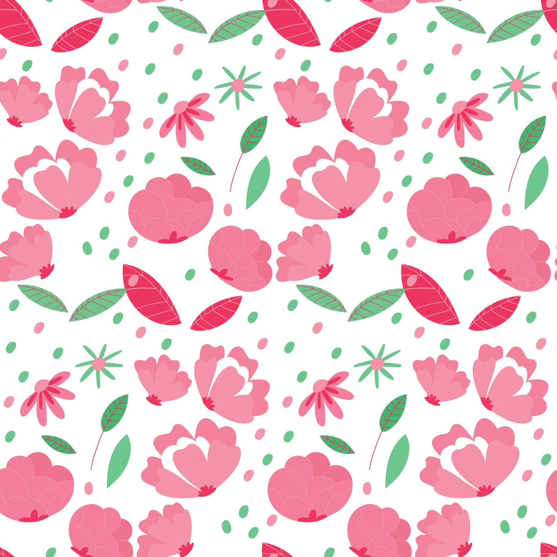 Beautiful Trendy Seamless spring flower seamless pattern repeat royalty ...