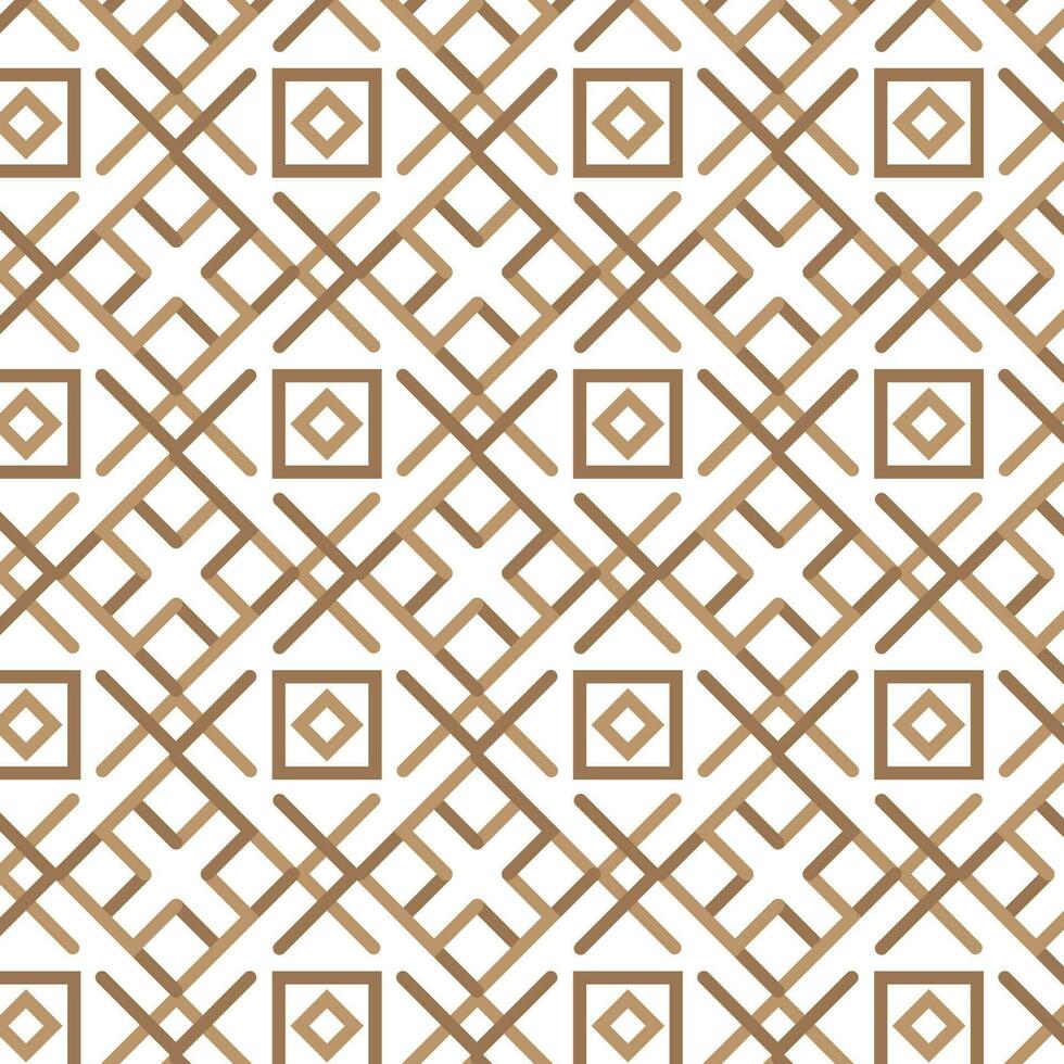 The geometric pattern with lines. Seamless vector background. White and gold texture. Graphic modern pattern. Simple lattice graphic design
