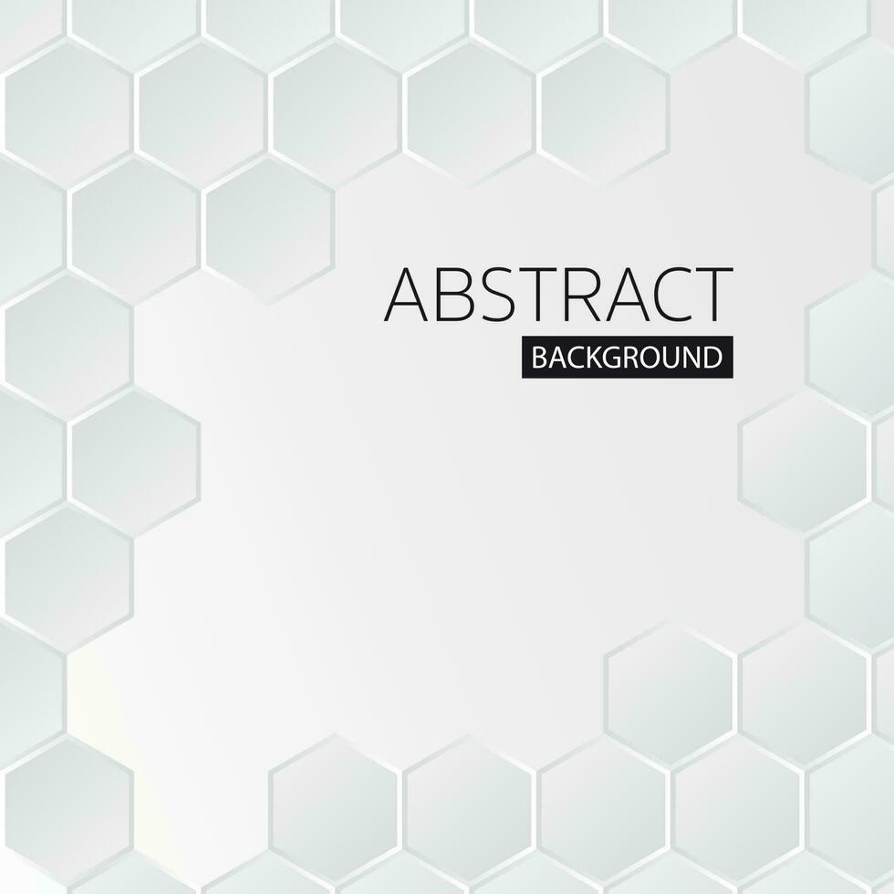simple honeycomb hexagon abstract background vector