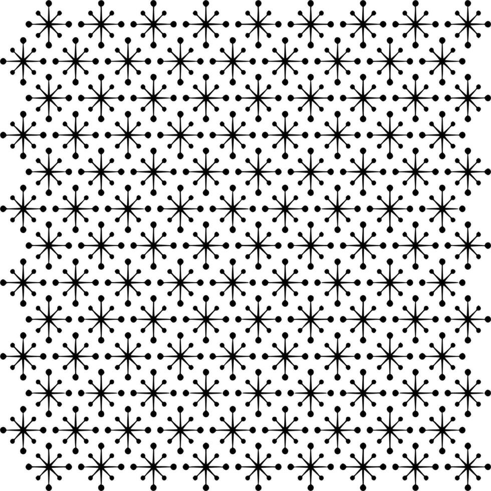 Vector silhouette of patterns on white background