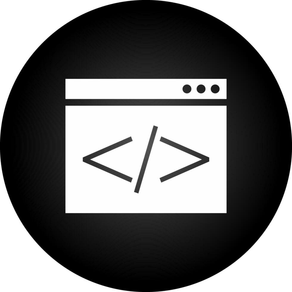 Html Coding Vector Icon