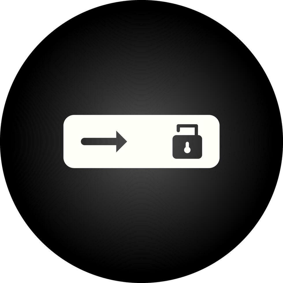 Unlock slide Vector Icon