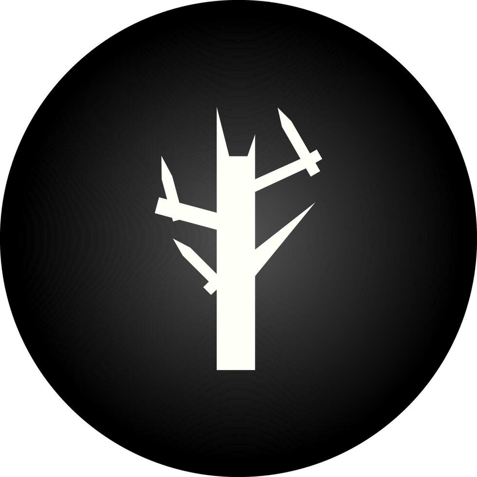 Tree with no leaves Vector Icon