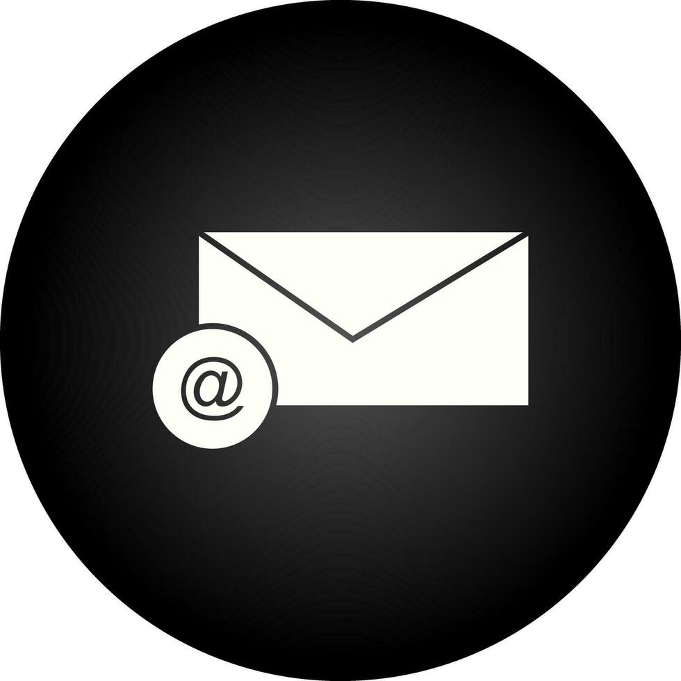 icono de vector de correo