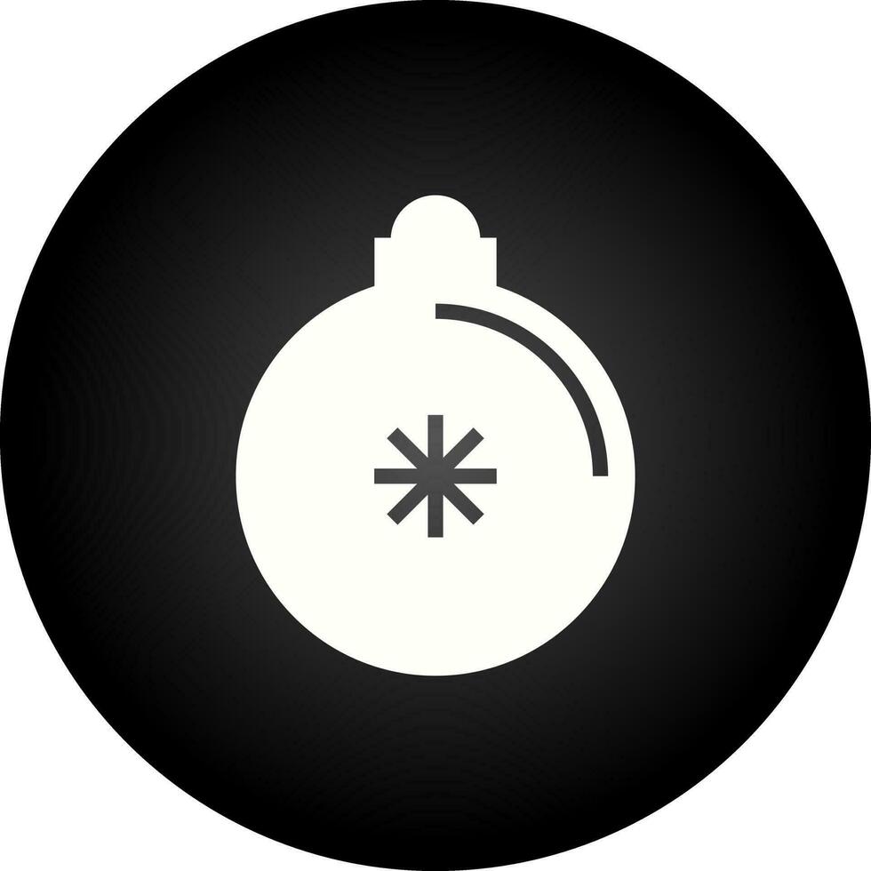 icono de vector de bola de Navidad