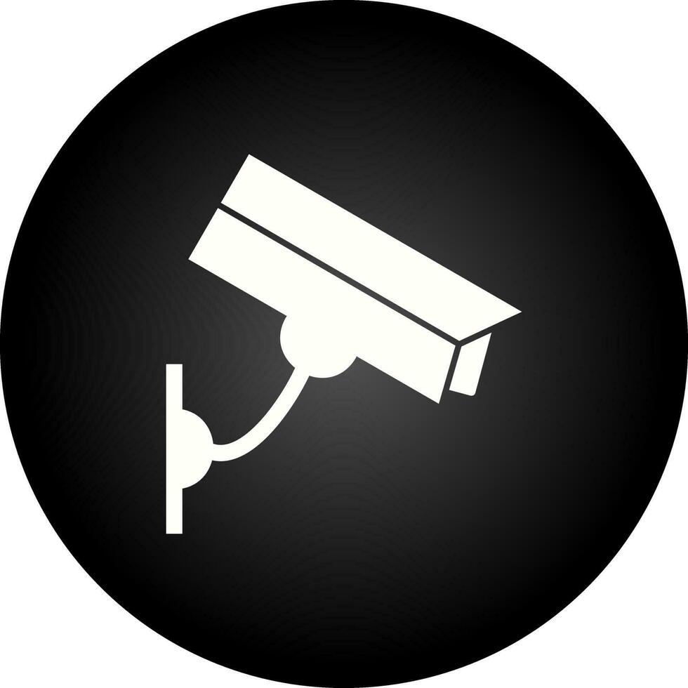 icono de vector de cámara cctv