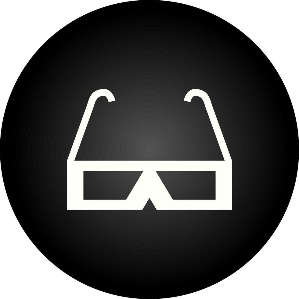 3D glasses Vector Icon