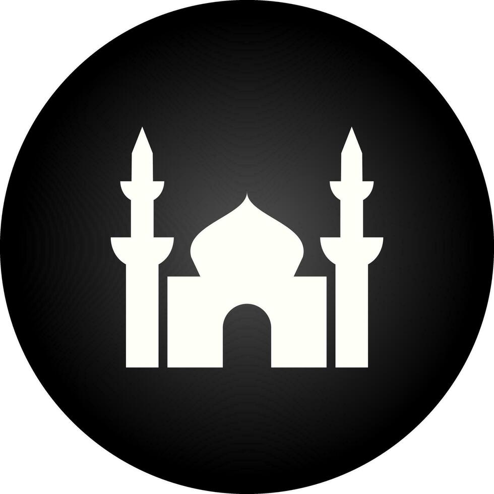 icono de vector de mezquita