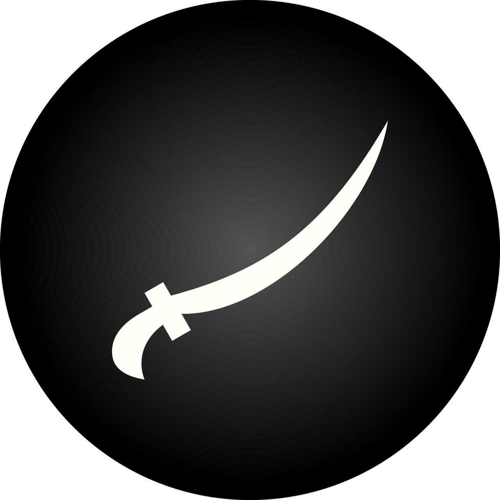 Arabic Sword Vector Icon