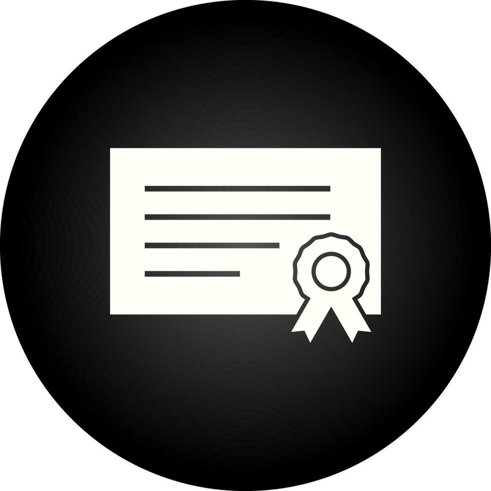 icono de vector de diploma