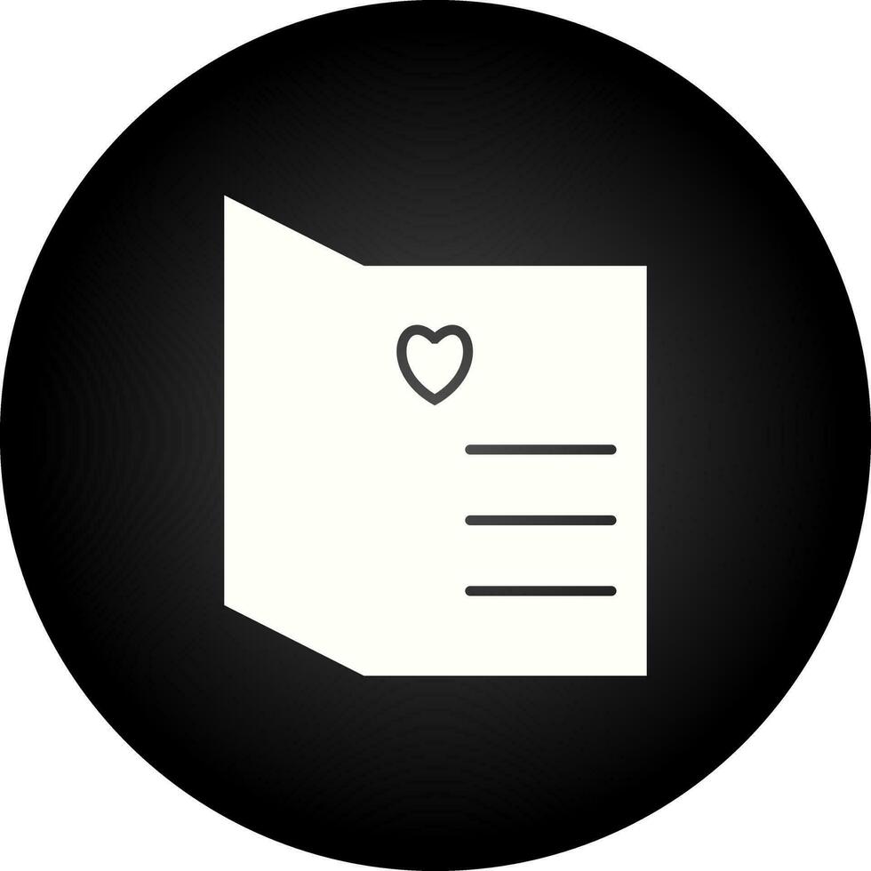 Open Card Vector Icon