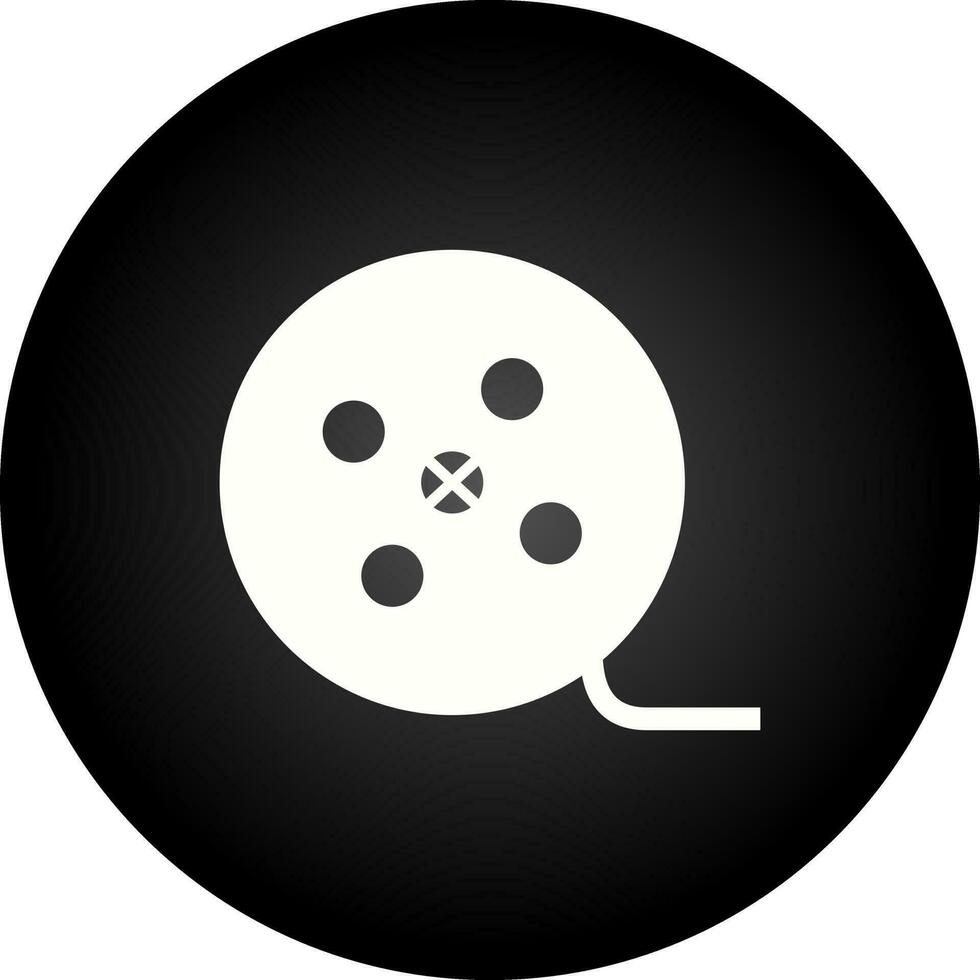 Film Reel Vector Icon