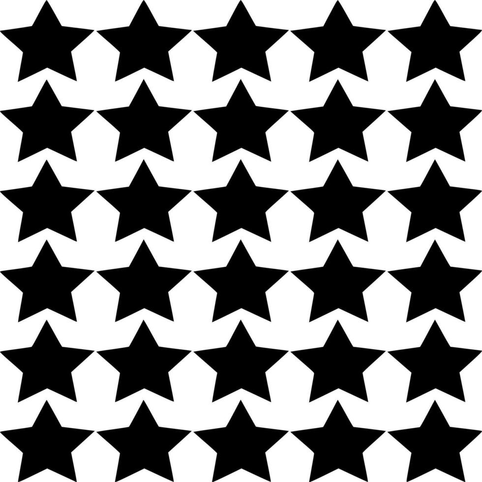 Vector silhouette of Star on white background