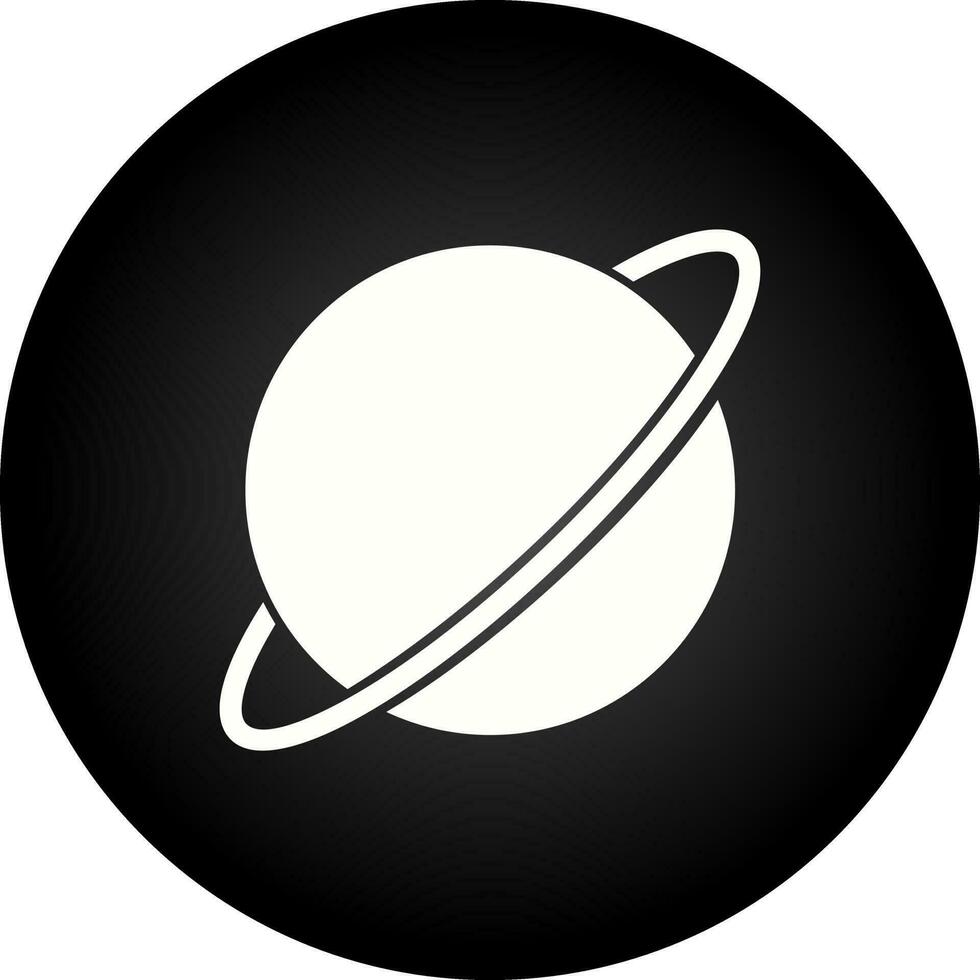 icono de vector de saturno