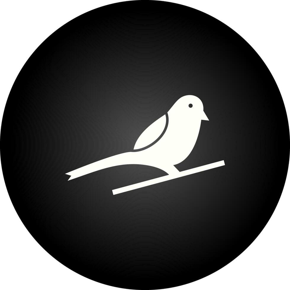 icono de vector de pájaro pequeño