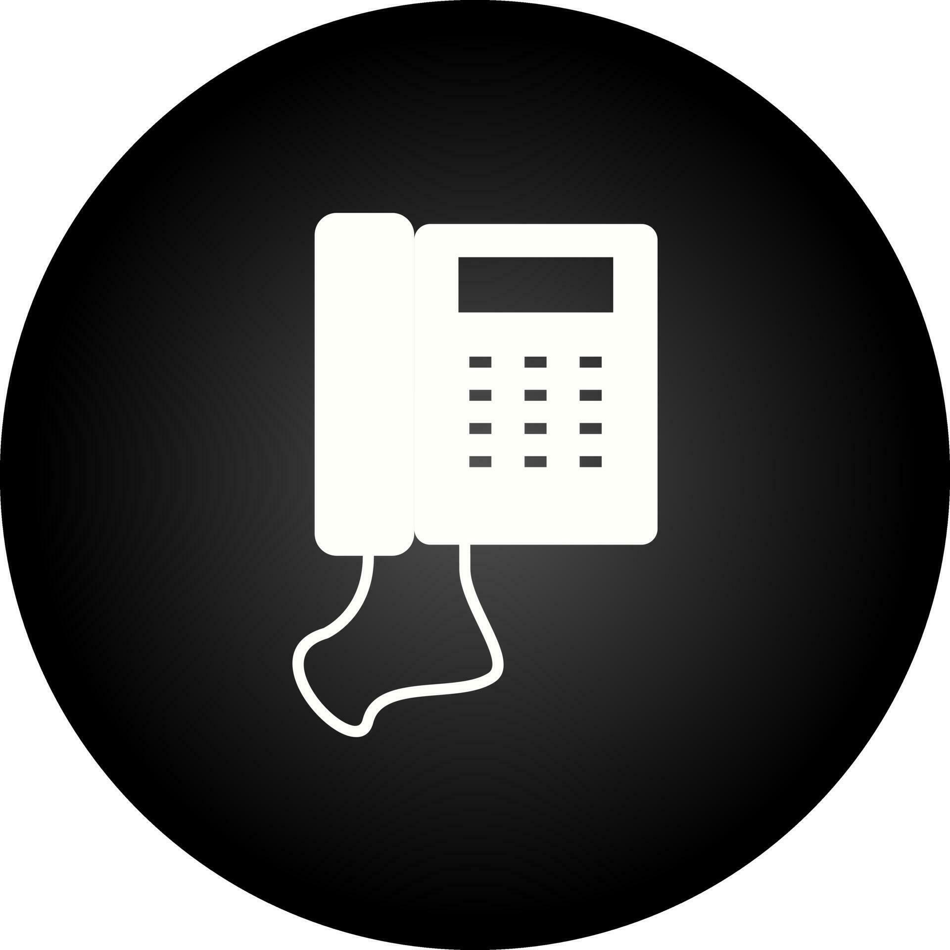 Telephone Set Vector Icon 23347406 Vector Art at Vecteezy