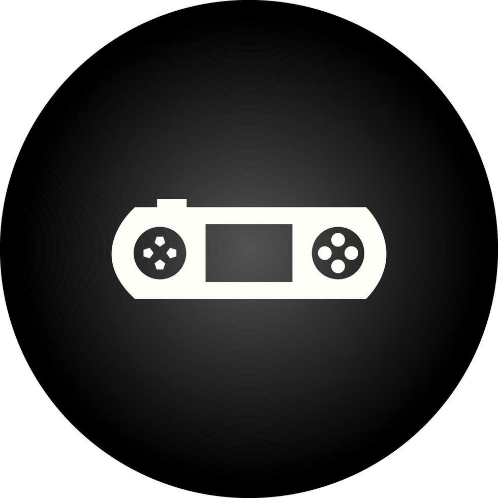 icono de vector de consola de juegos