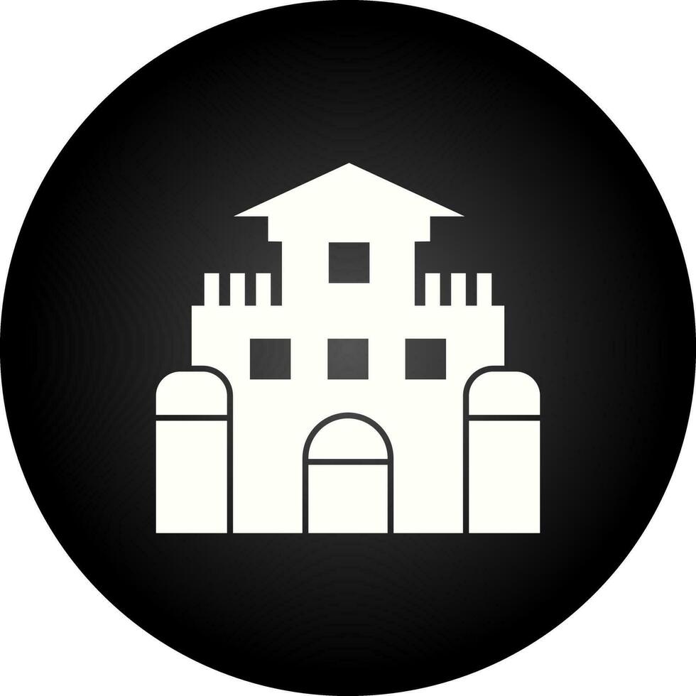 icono de vector de castillo de arena