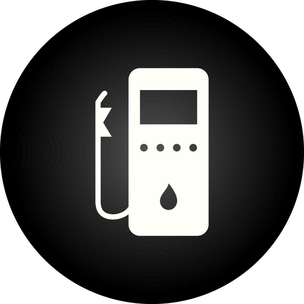icono de vector de estación de gasolina