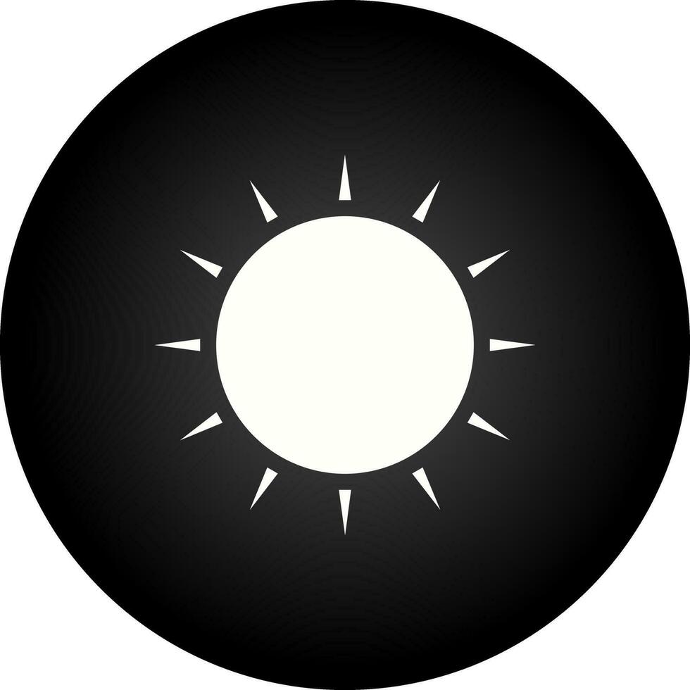 Sun Vector Icon