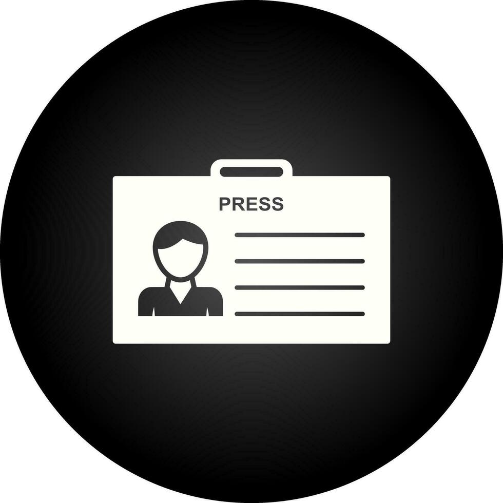 Male ID Vector Icon