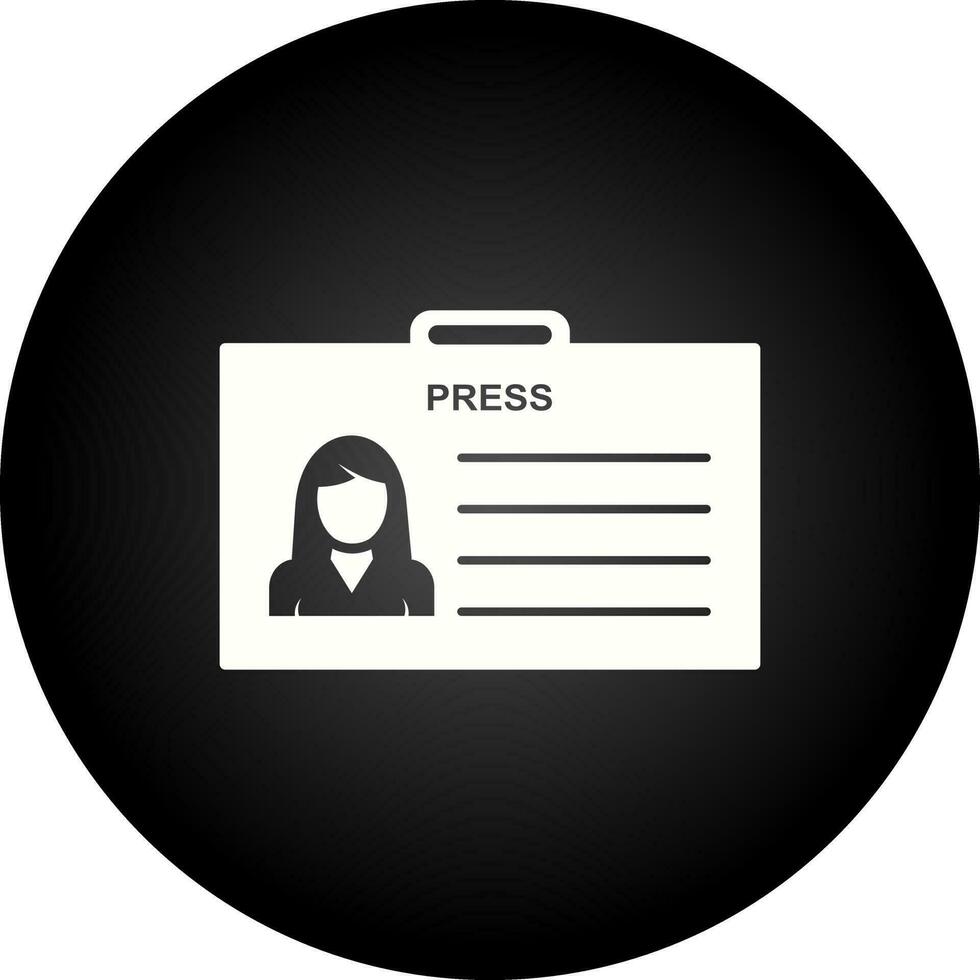 Female ID Vector Icon
