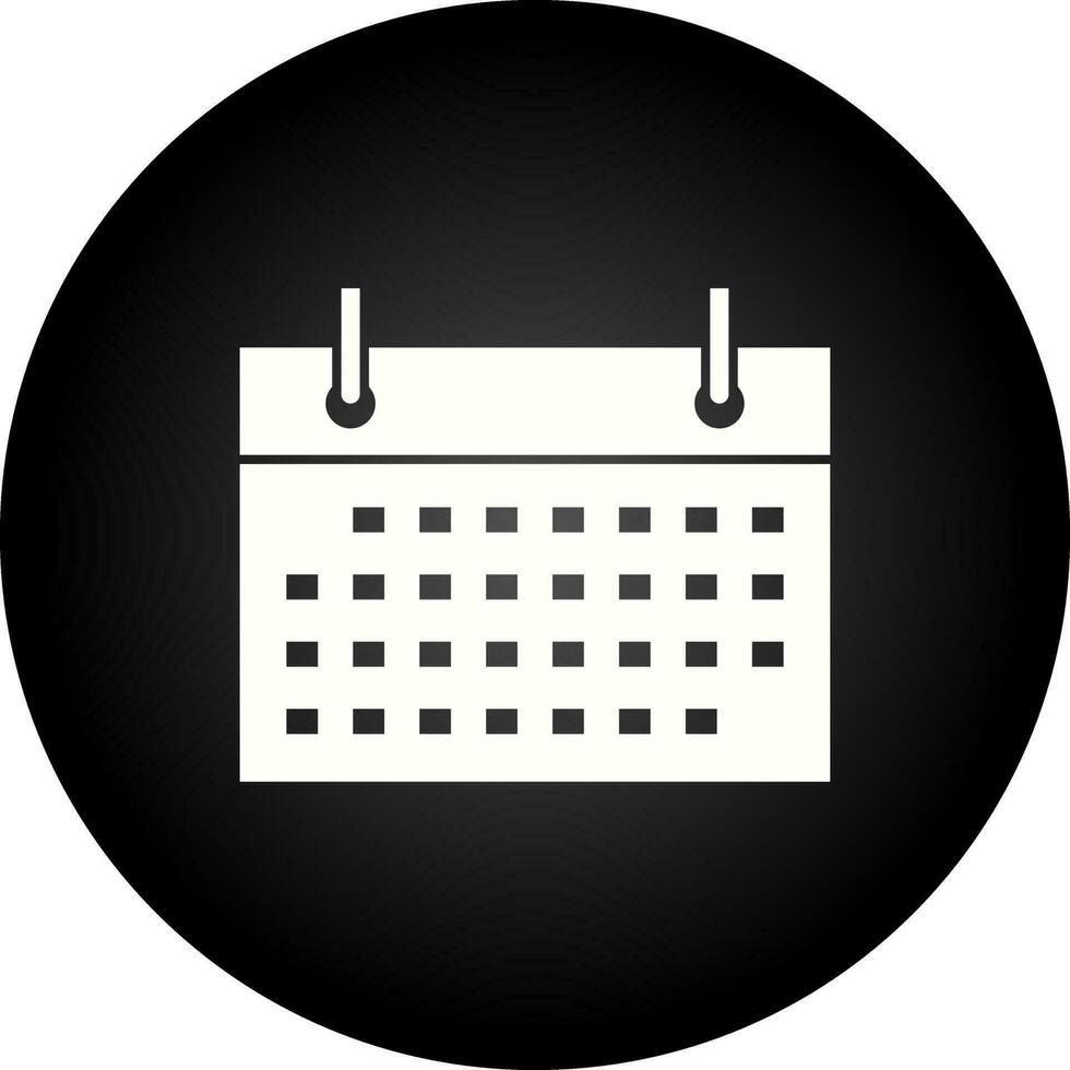 icono de vector de calendario