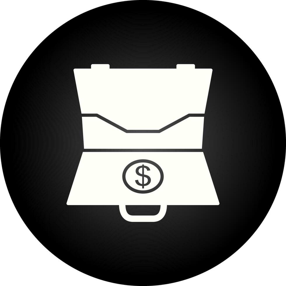 Dollar Briefcase Vector Icon