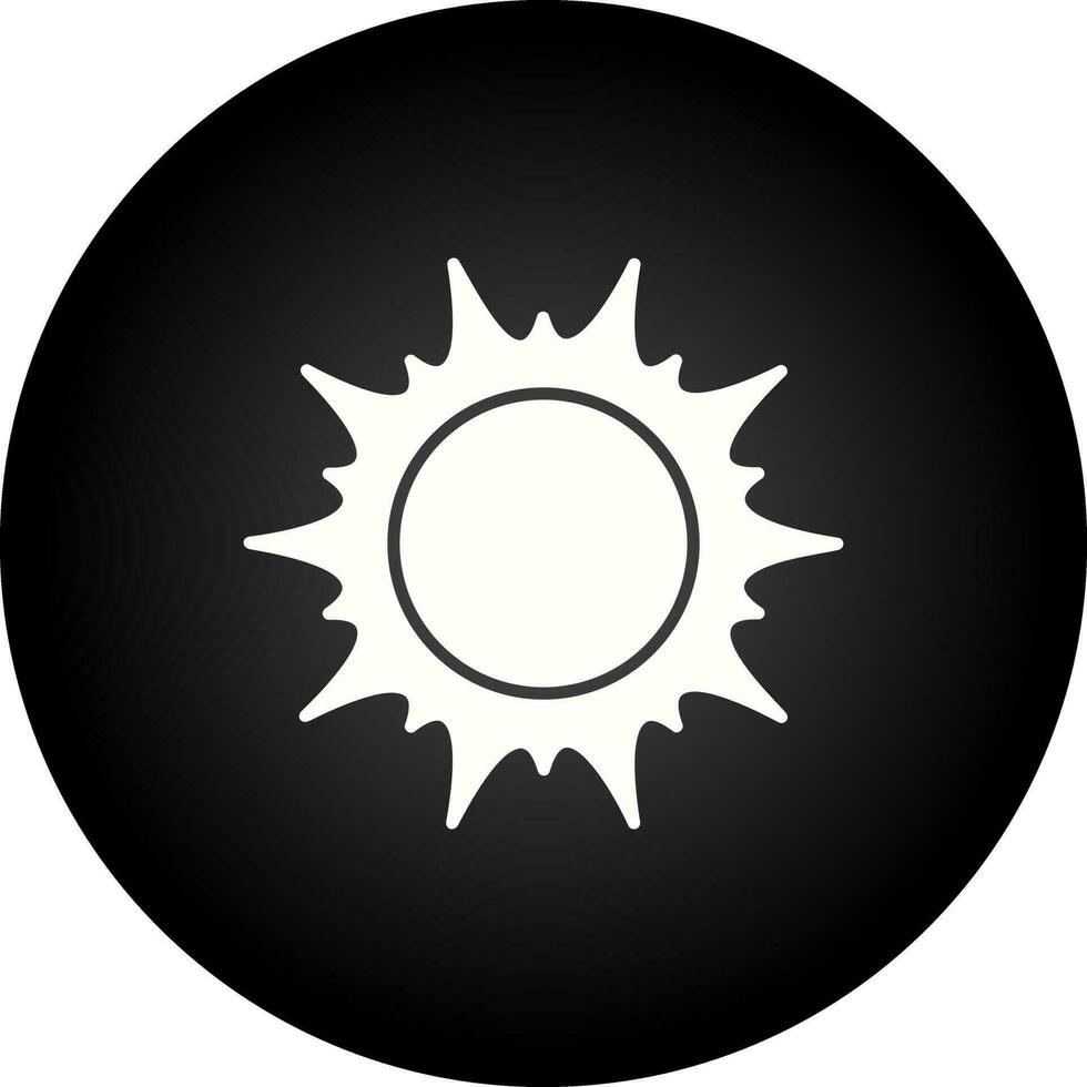 icono de vector de sol