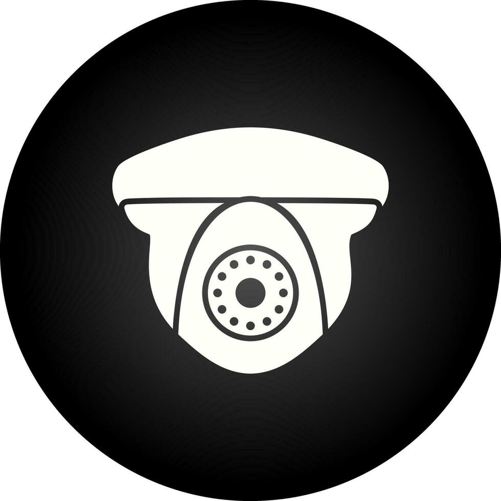 icono de vector de cámara de seguridad