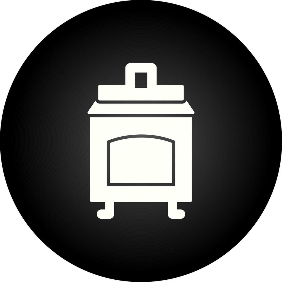 Coal Furnace Vector Icon