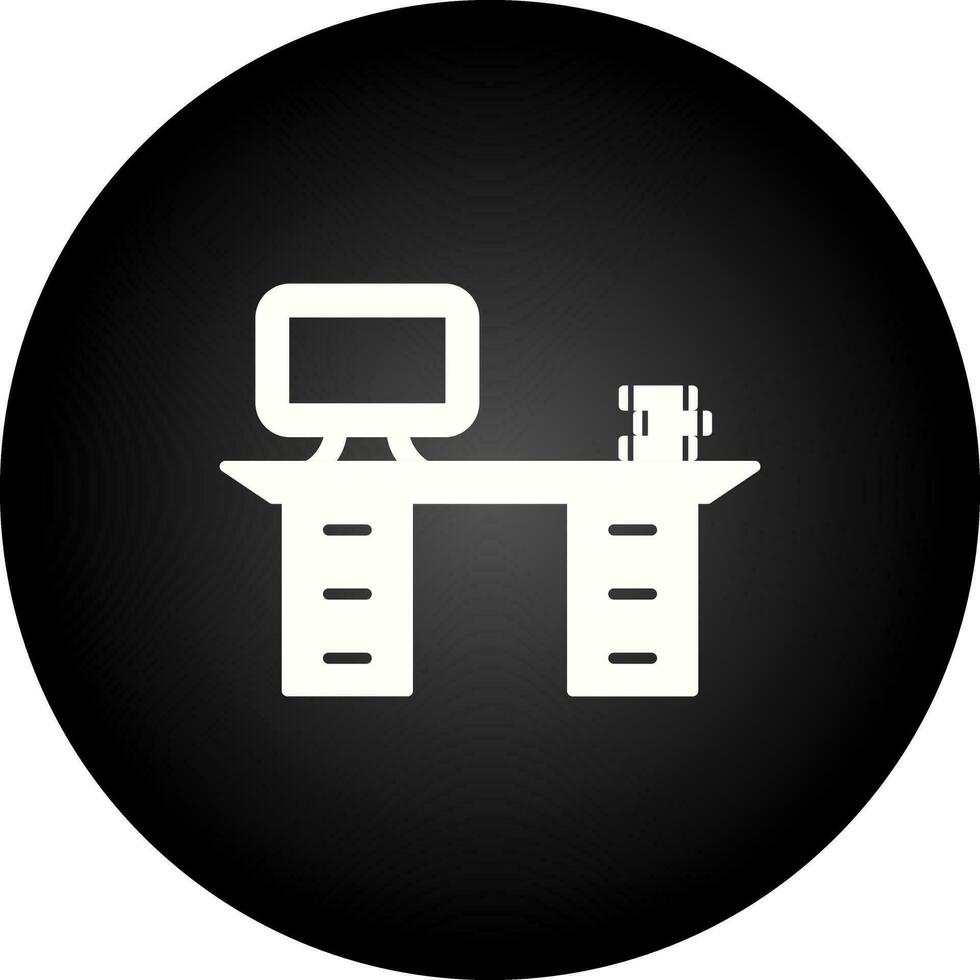 Working Desk Vector Icon