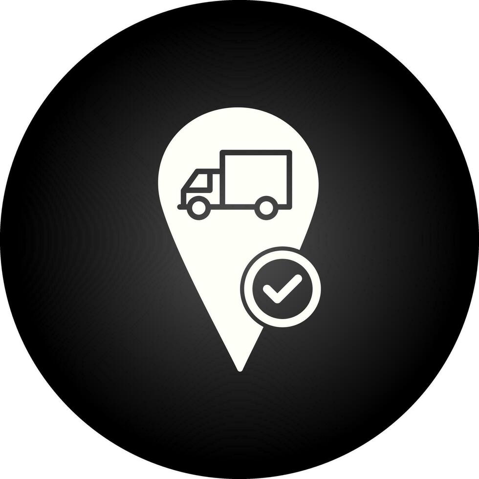 Valid Destination Vector Icon