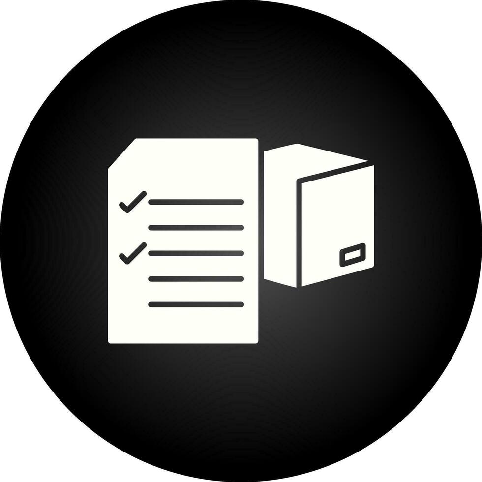 Delivery Checklist Vector Icon