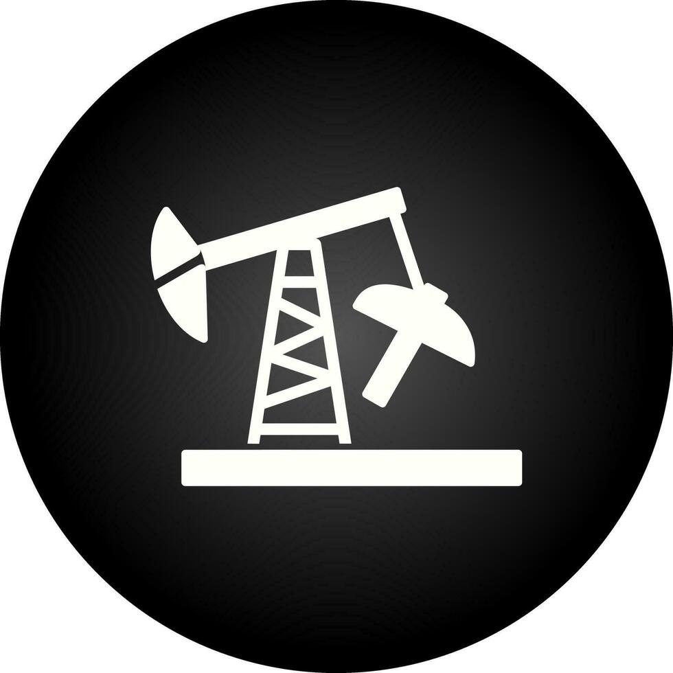 icono de vector de torre de perforación