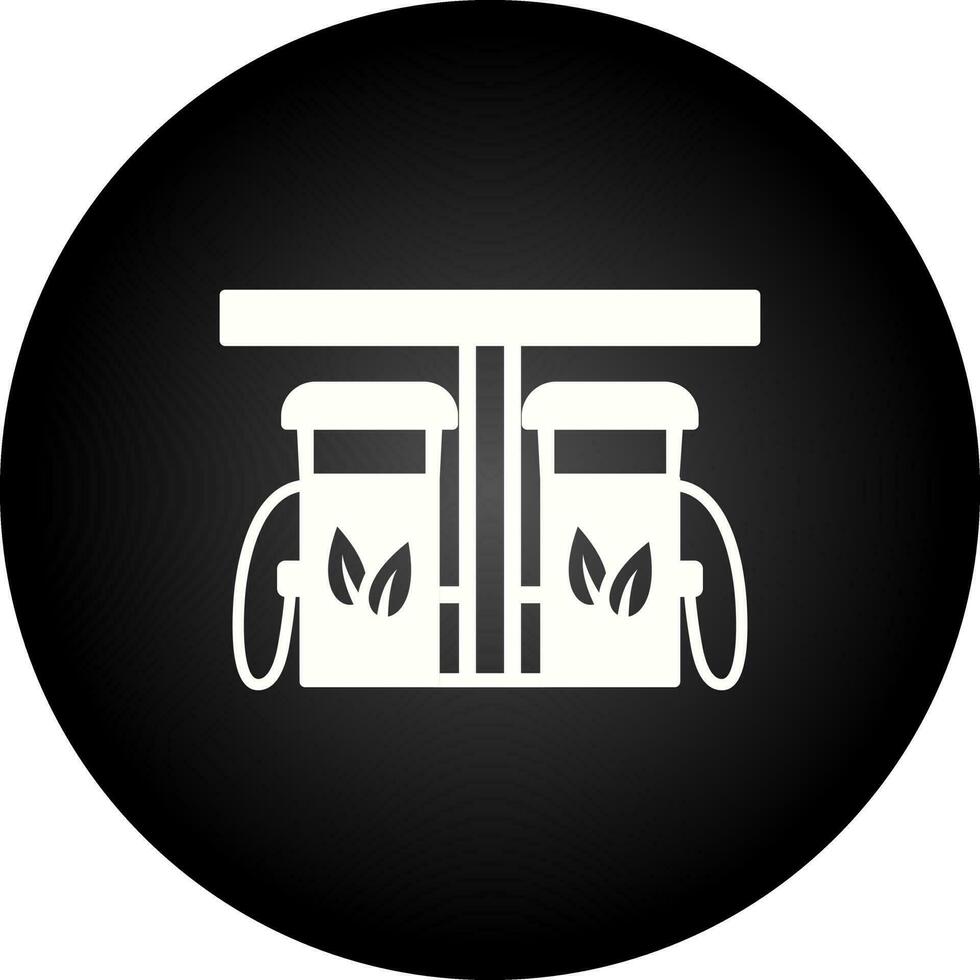Eco friendly Petrol Pump Vector Icon