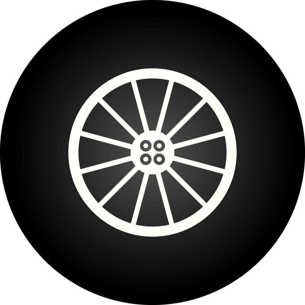 Wheel Vector Icon