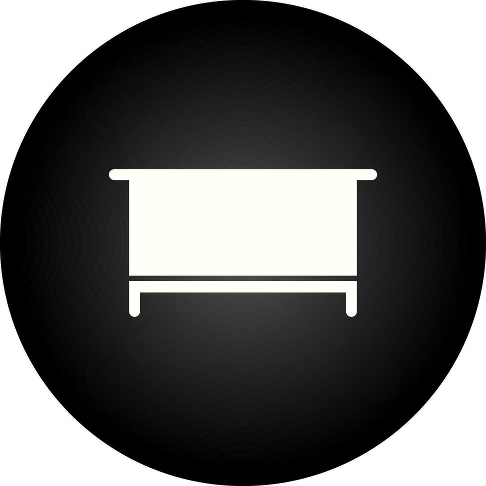 Simple Desk Vector Icon