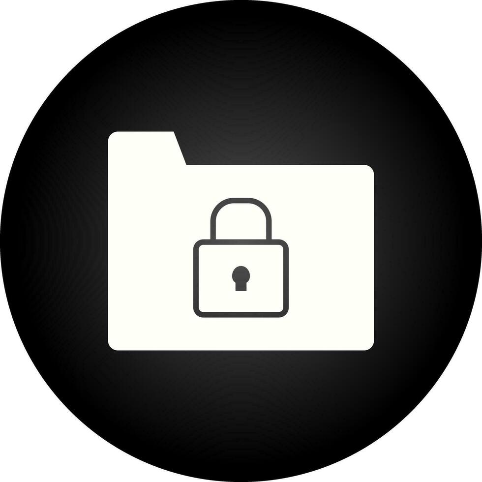 Secure Folder Vector Icon