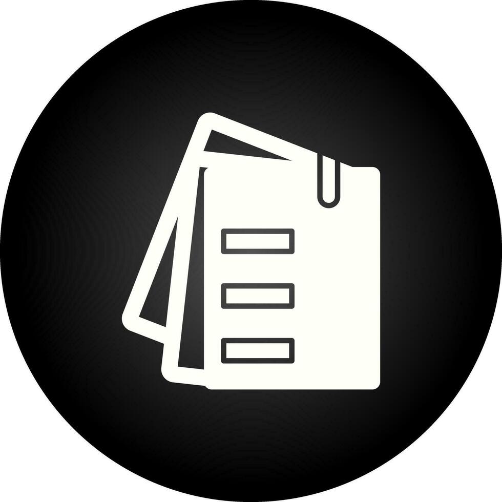 Attached Documents Vector Icon