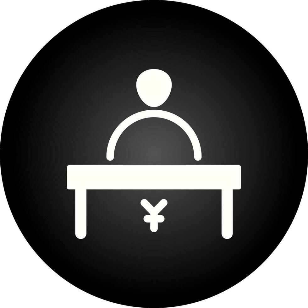 Cashier Vector Icon