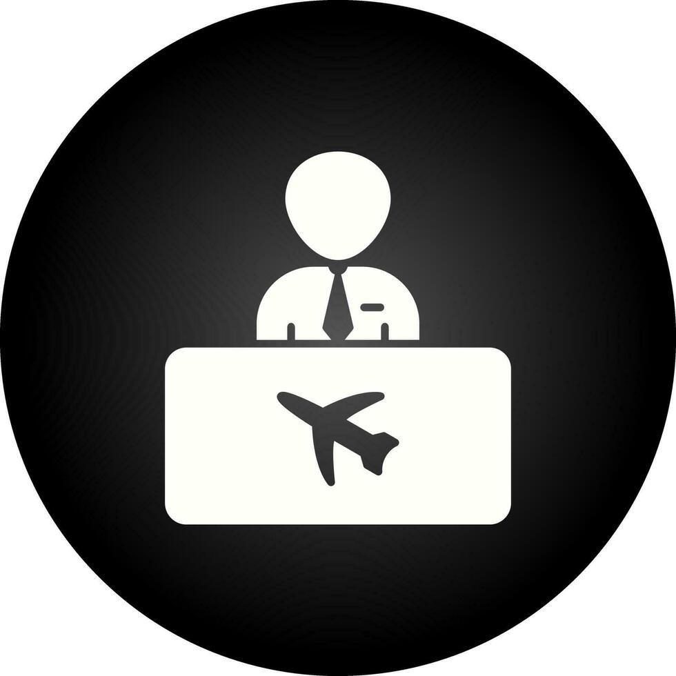 Flight Information Vector Icon