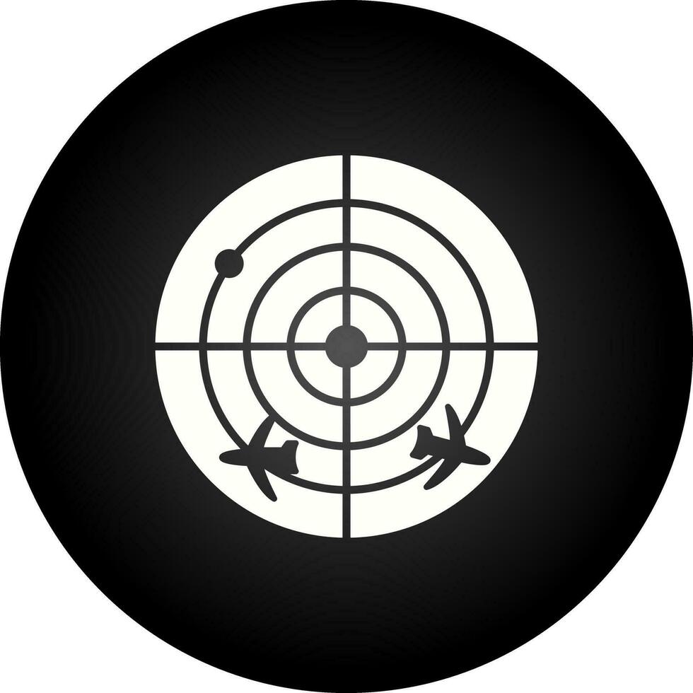 Radar Screen Vector Icon