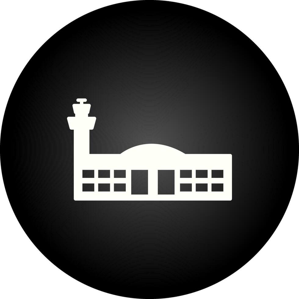 Airport Building Vector Icon