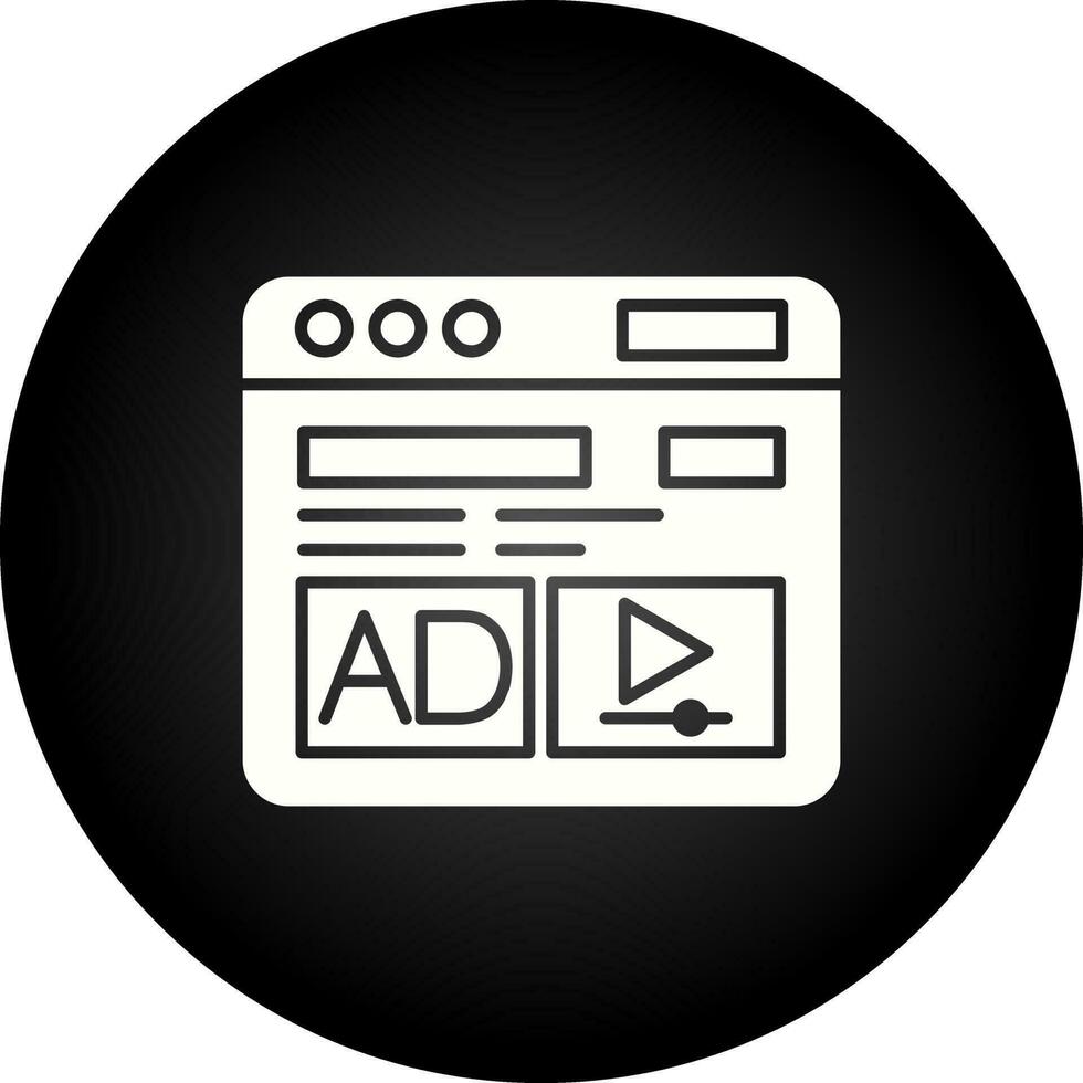 AD Vector Icon