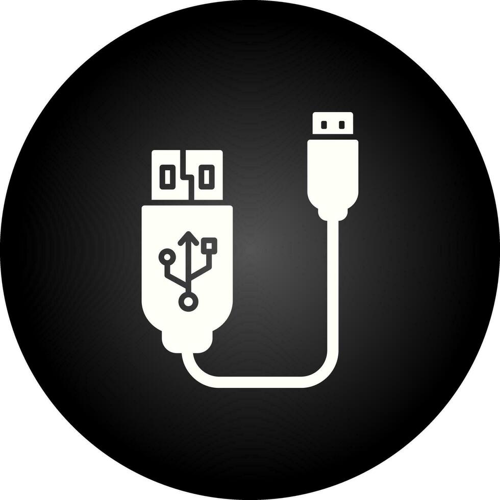 Usb Cable Vector Icon