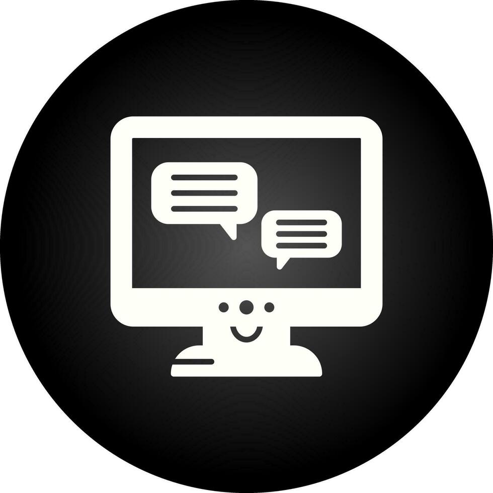 Chat Lcd Vector Icon